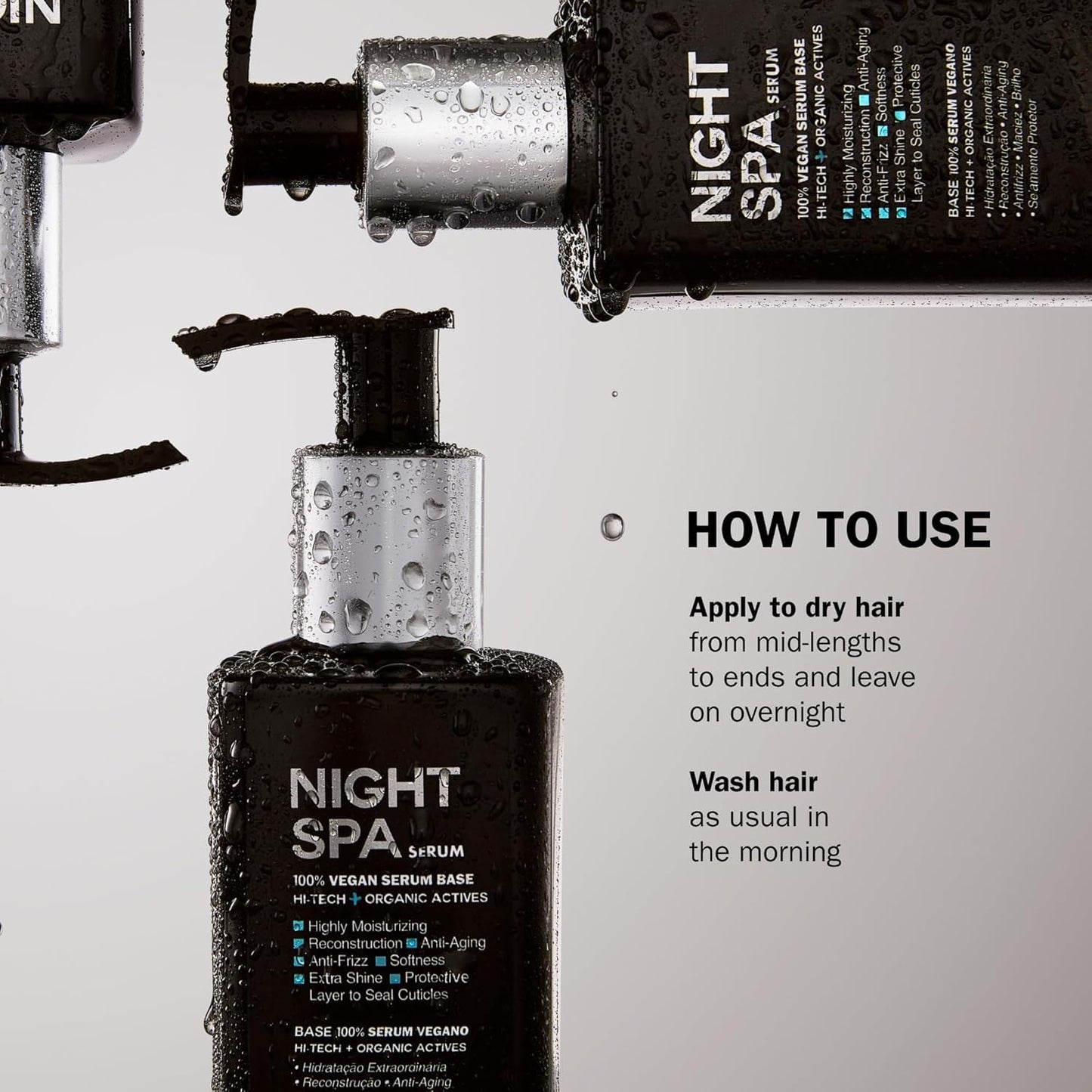 Truss Night Spa Serum, Overnight Hair Treatment, 250 ml/8.45 oz