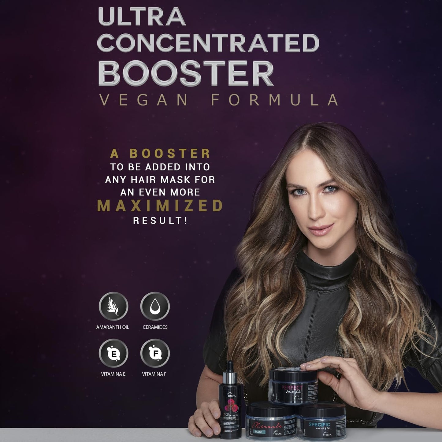 Truss Ultra Concentrated Hair Mask Booster Treatment 3.38 Fl OZ