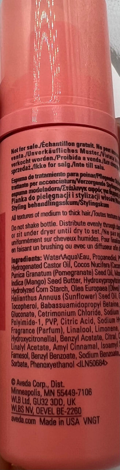 Aveda Nutriplenish Styling Treatment Foam 1.5 OZ