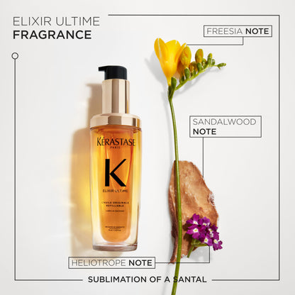 Kerastase Elixir Ultime Refillable Hair Oil, 2.53 Fl Oz, Refill