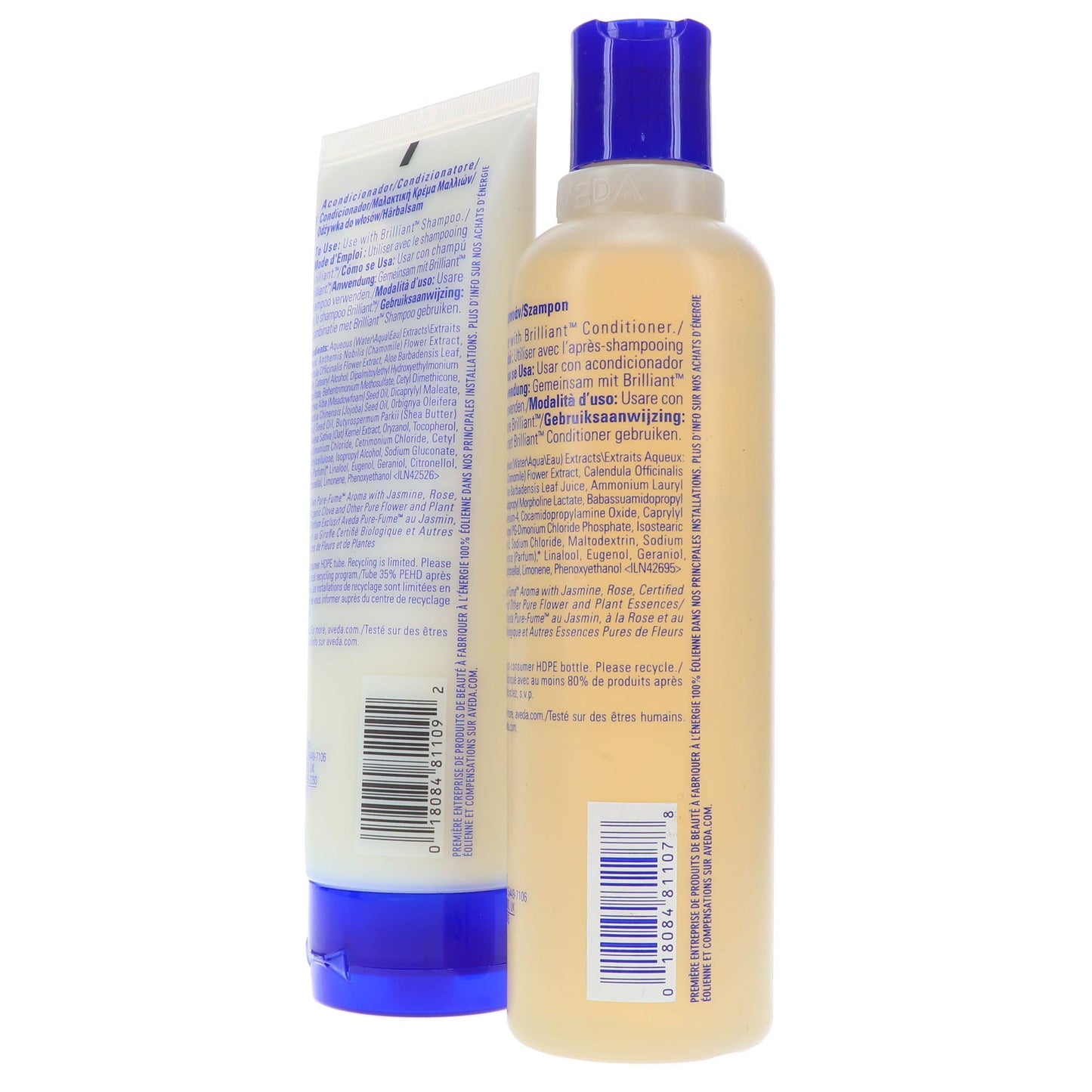 Aveda Brilliant Shampoo 8.5 oz & Conditioner 6.7 oz Duo Set