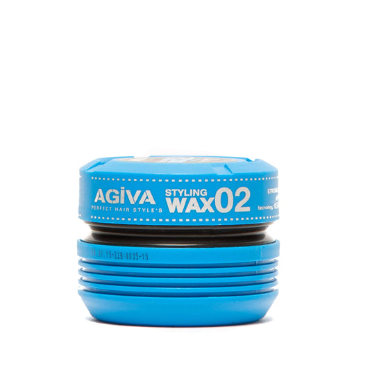 Agiva Hair Styling Crystal Wax 02 Strong Hold Wet Look Plus Keratin 6oz