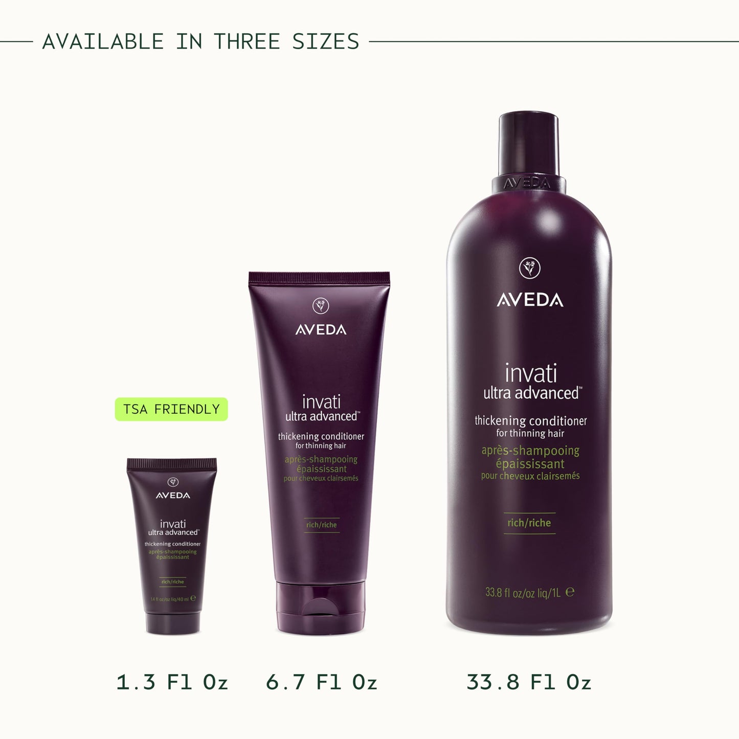 Aveda Invati Ultra Advanced Thickening Conditioner Rich | Step 2 of 4 | Reduces