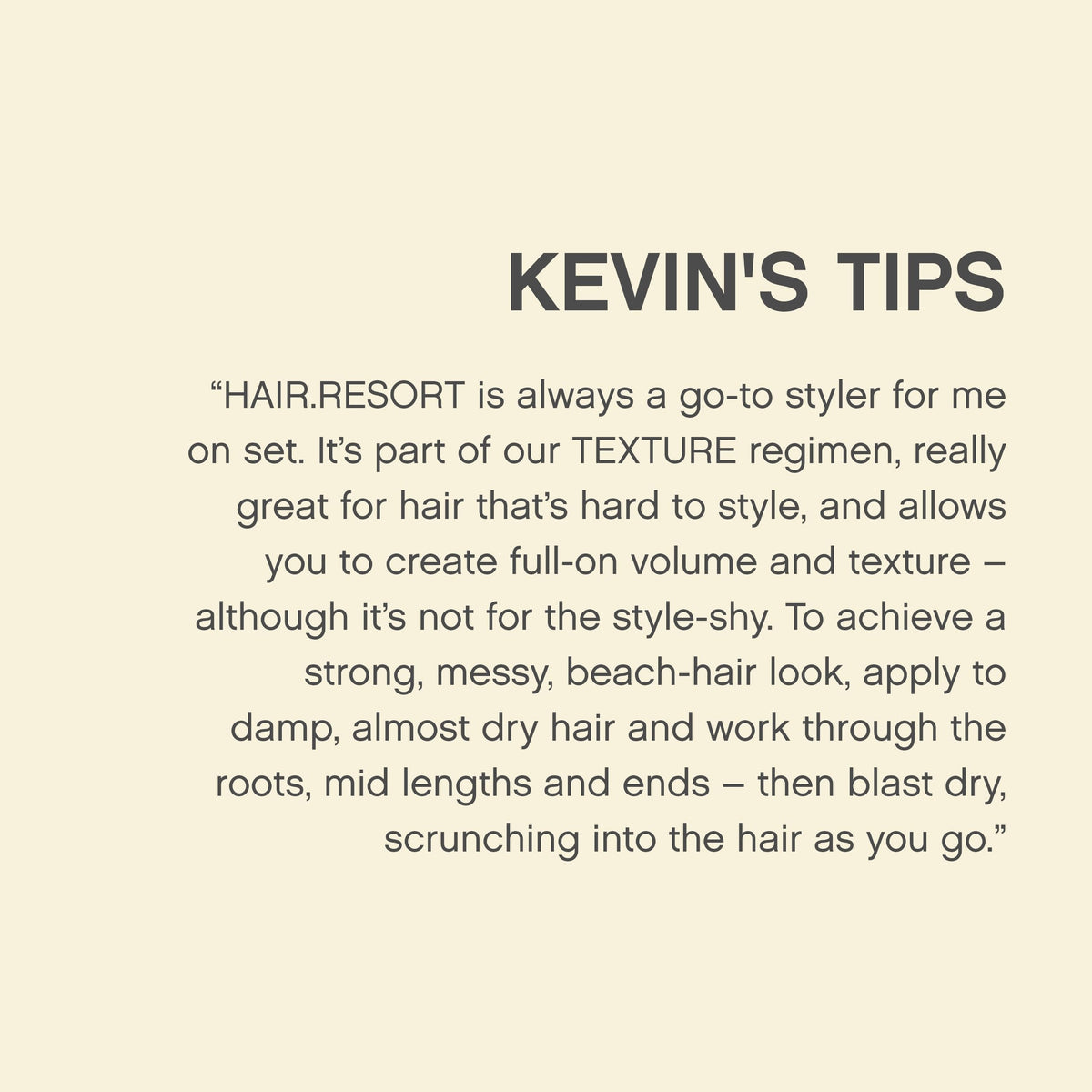 Kevin Murphy Hair Resort 5.1oz