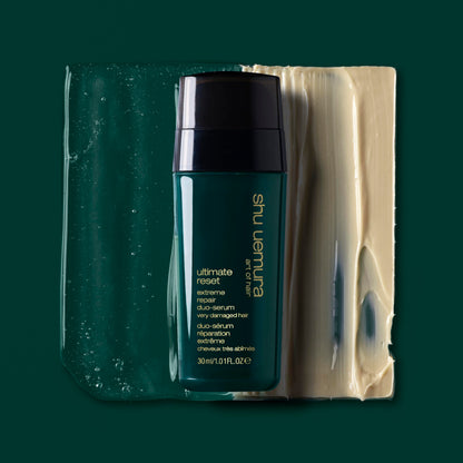 Shu Uemura Ultimate Reset Duo Serum For Damaged Hair, 1.01 OZ NEW without a BOX
