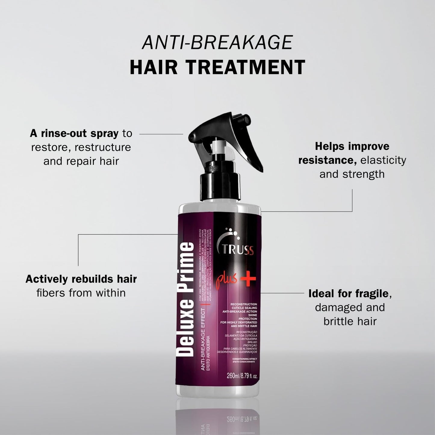 TRUSS Deluxe Prime Plus Anti Breakage Hair Spray 8.79 OZ