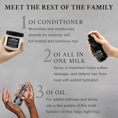 Davines OI All In One Milk, Hair Leave-in Milky Conditioner, 4.56 Fl Oz