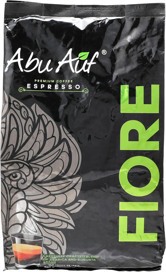 Abu Auf Fiore Espresso Coffee, 500gm, Rich in Antioxidants, Energy Boosting