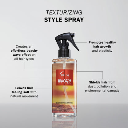 TRUSS Beach Wave Spray, Hair Texturizing Spray for Beach Waves 8.79 OZ