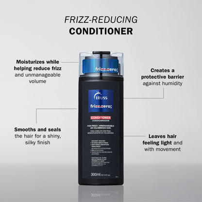 Truss Frizz Zero Conditioner For Frizzy Hair 10.14 OZ