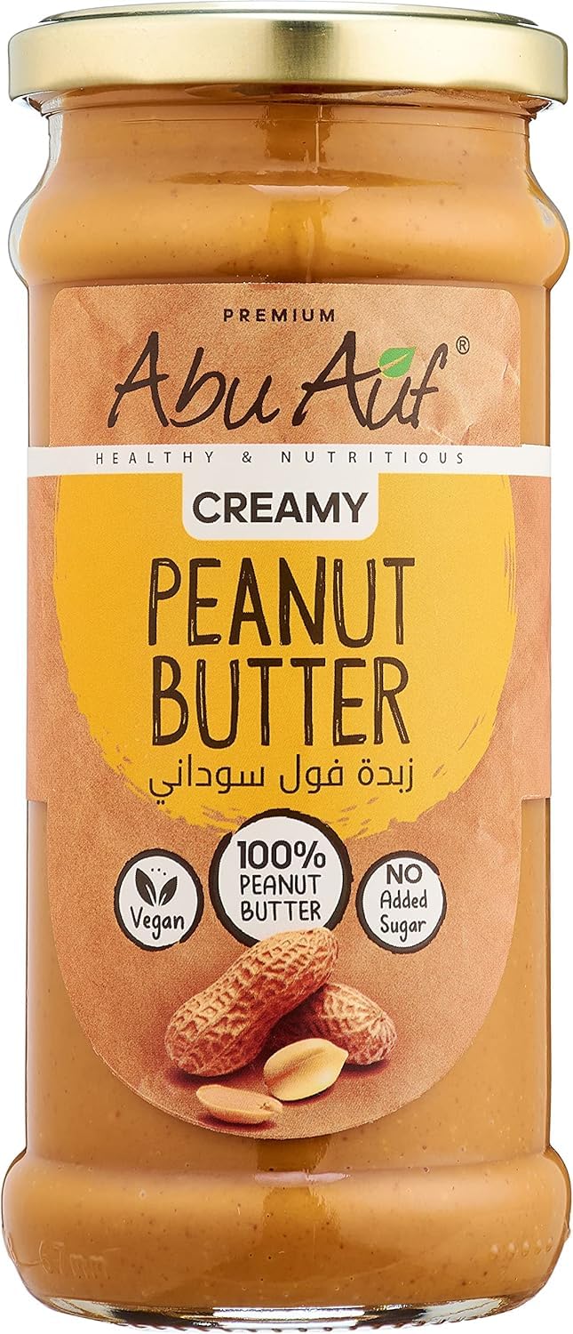Abu Auf Peanut Butter, Creamy, All-Natural Ingredients, 330 gm