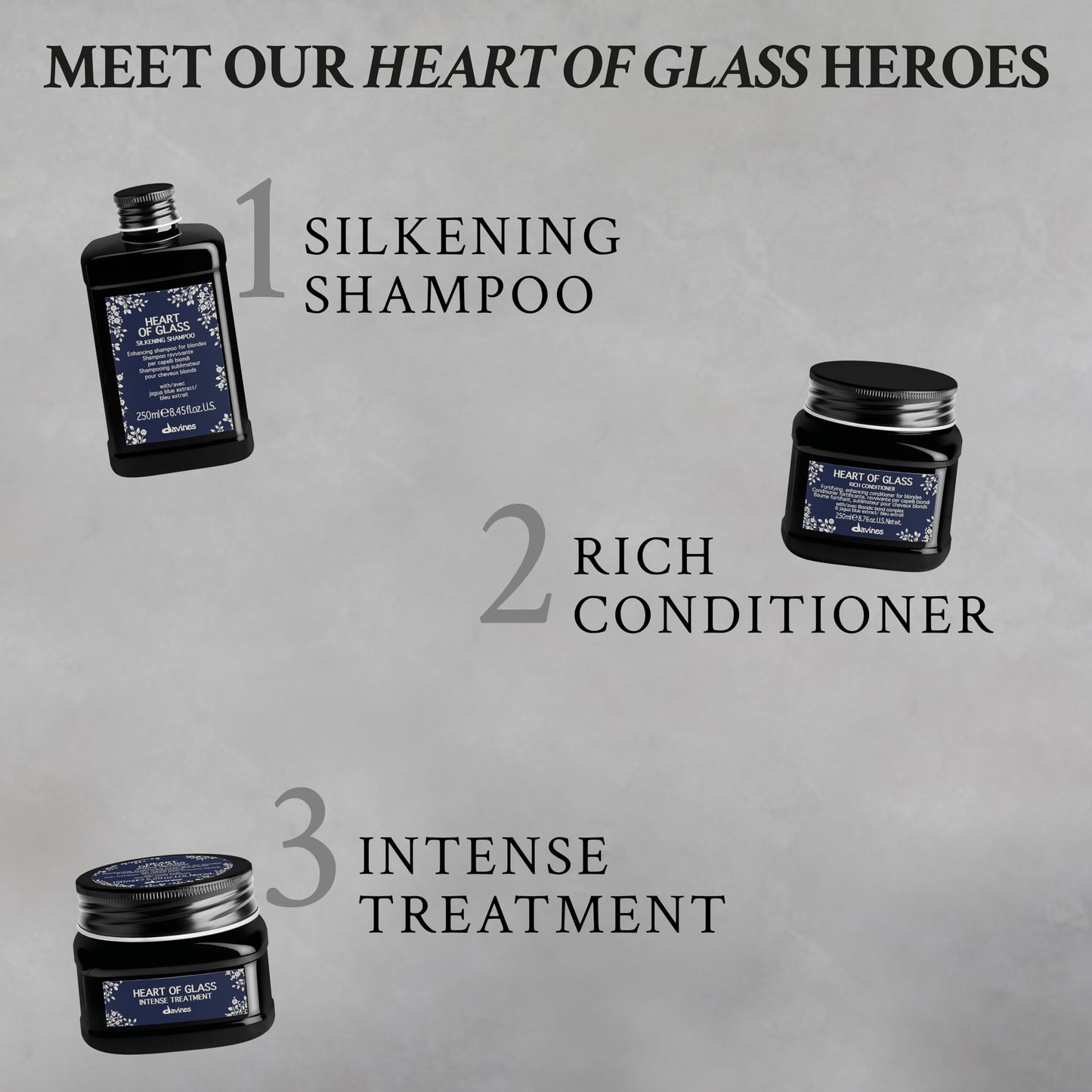 Davines Heart of Glass Sheer Glaze for Blonde Care, 5.07 fl. OZ