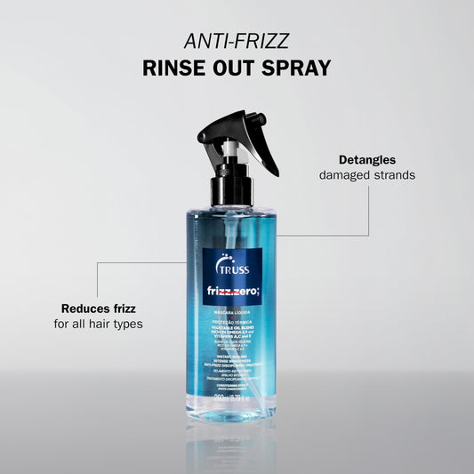 TRUSS Frizz Zero Liquid Hair Mask, Anti Frizz Hair Treatment Spray 8.79 OZ