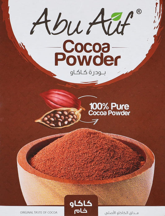 Abu Auf Cocoa Powder Rich Chocolate Flavor for Baking and Drinks 120gm