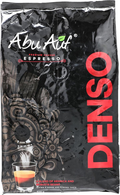 Abu Auf Denso Espresso, Ground Coffee, 500gm