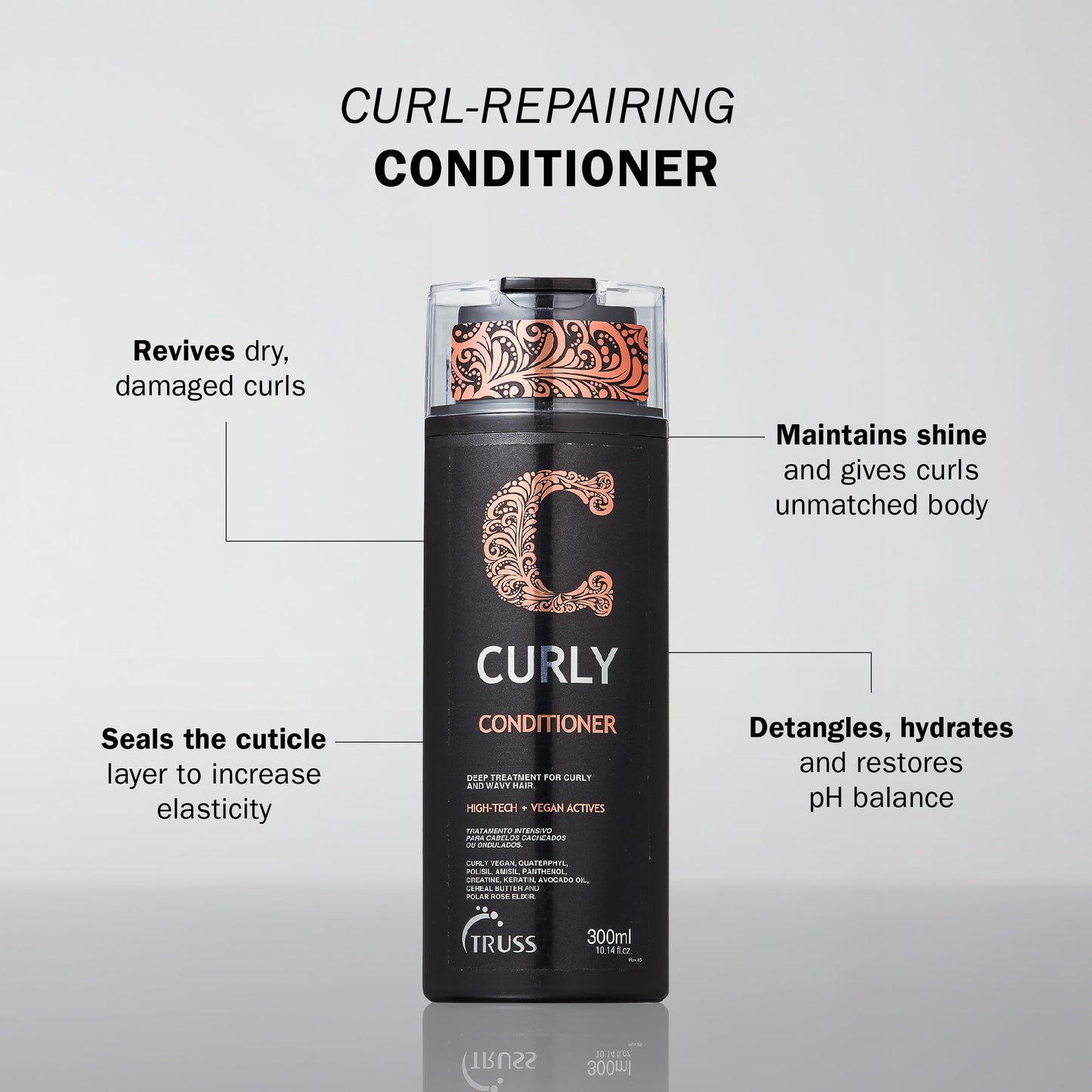 TRUSS Curly Hair Conditioner 10.14 OZ