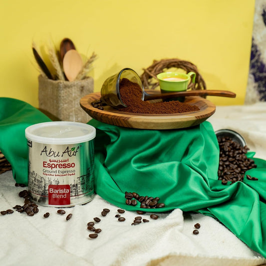 Abu Auf Ground Espresso Coffee Barista, 100% Arabica, 250 gm