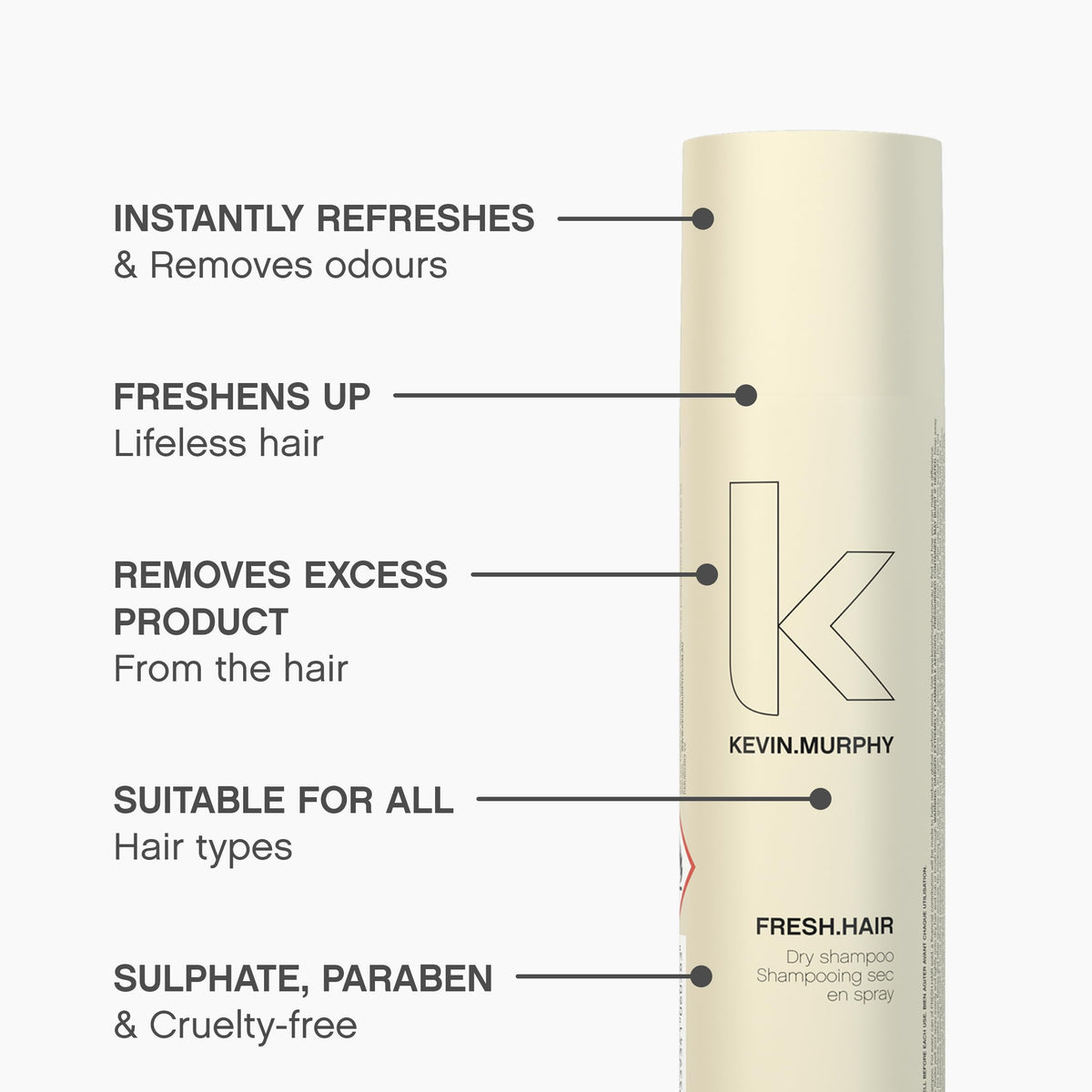 KEVIN.MURPHY FRESH.HAIR Dry Shampoo Spray, 100 mL / 3.4 fl oz