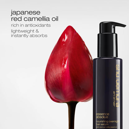 Shu Uemura Essence Absolue Nourishing Overnight Hair Serum, 1 OZ