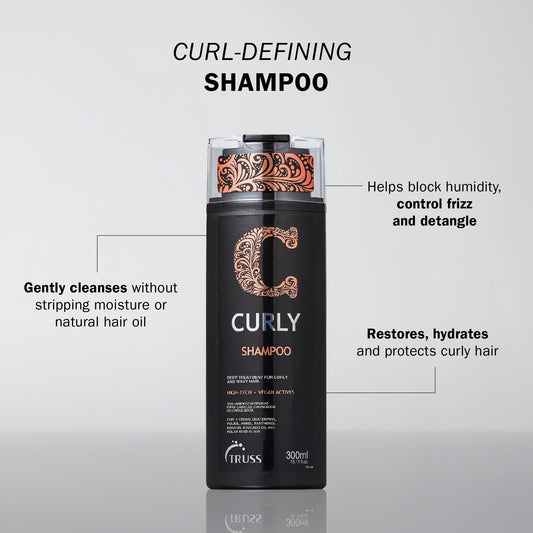 TRUSS Curly Hair Shampoo 10.14 OZ