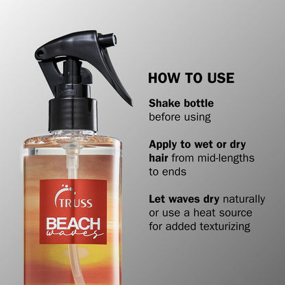 TRUSS Beach Wave Spray, Hair Texturizing Spray for Beach Waves 8.79 OZ