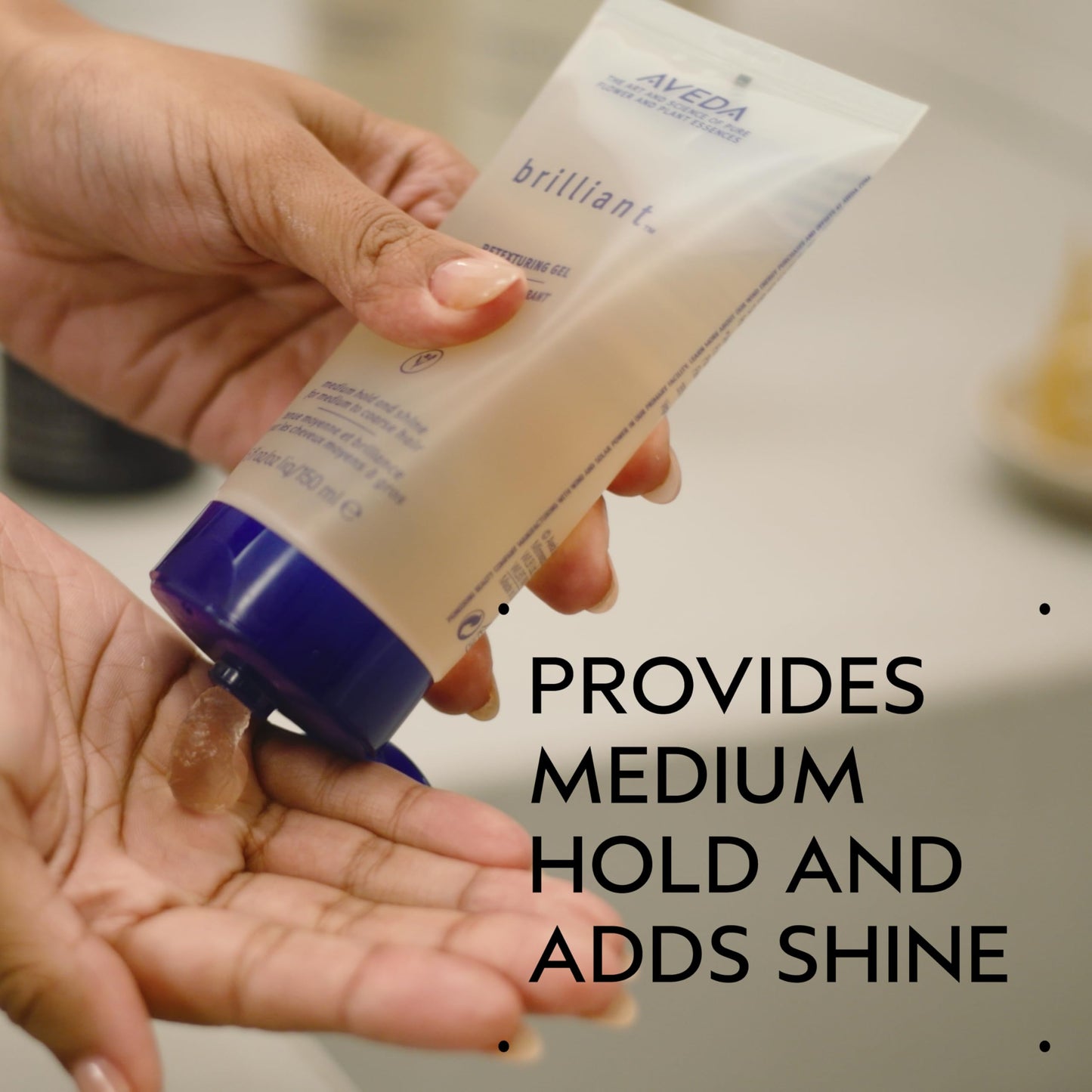Aveda Brilliant Retexturing Gel, Medium Hold Hair Gel 5 Fl Oz