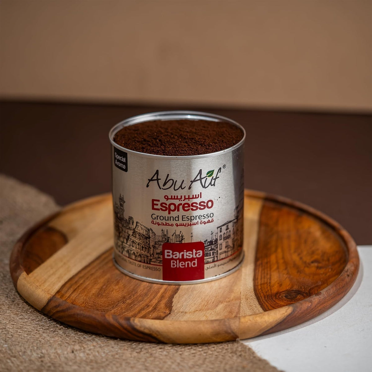 Abu Auf Ground Espresso Coffee Barista, 100% Arabica, 250 gm