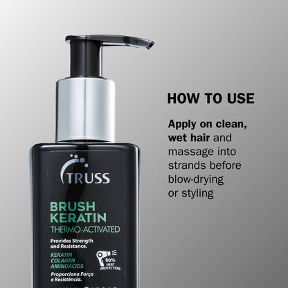 TRUSS Brush Keratin Hair Treatment 8.45 OZ