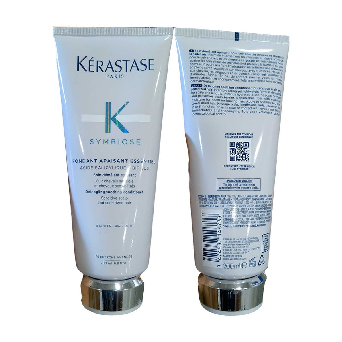 Kerastase Symboise Fondant Apaisant Essentiel Detangling Soothing Conditioner 6.8 oz