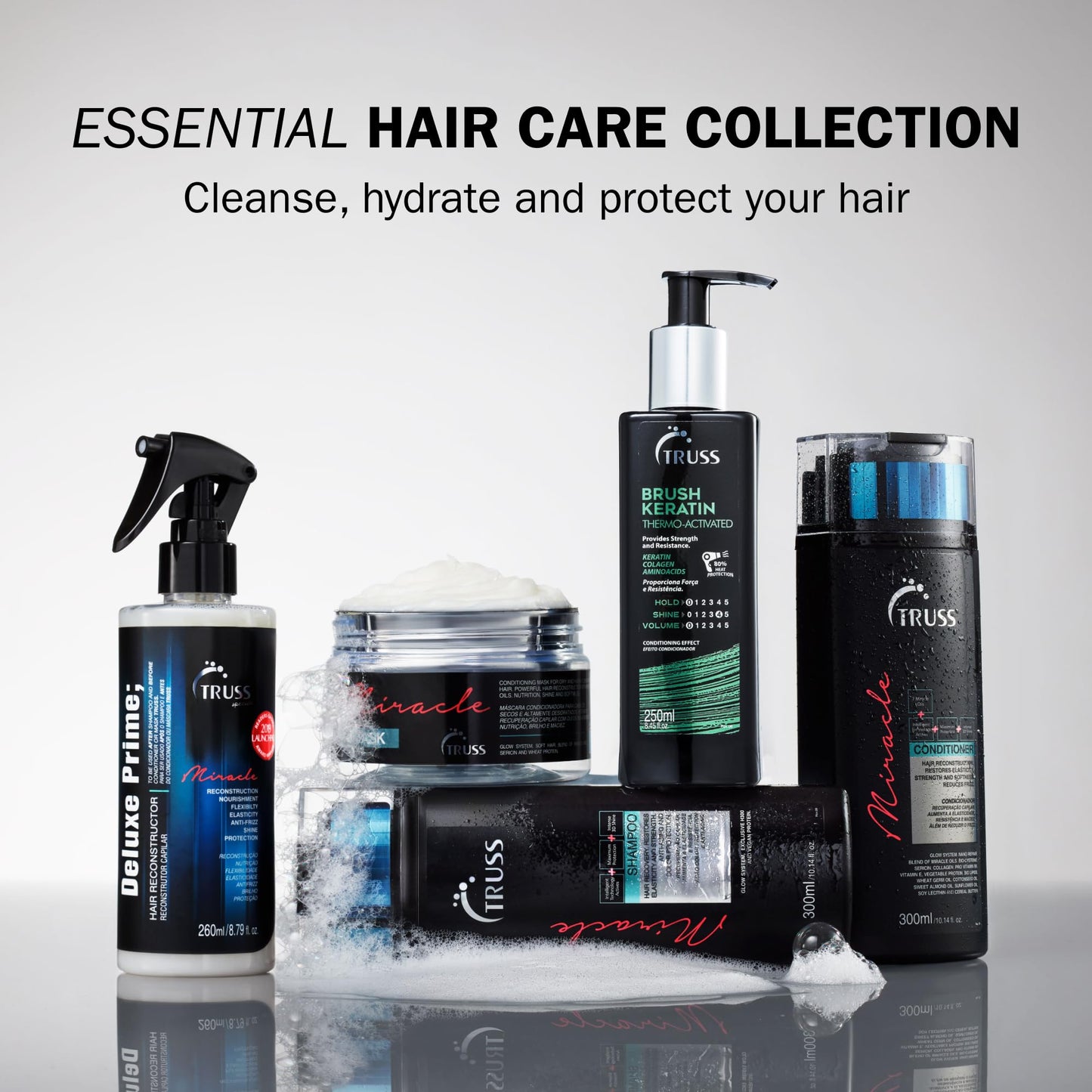 TRUSS Brush Keratin Hair Treatment 8.45 OZ
