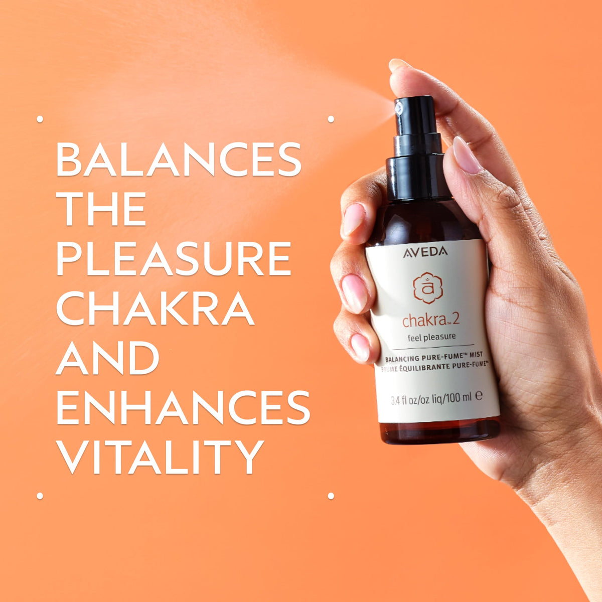 Aveda Chakra 2 Balancing Body Mist 3.4 oz