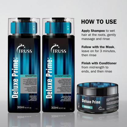 TRUSS Deluxe Prime Deep Cleansing Shampoo 10.14 OZ