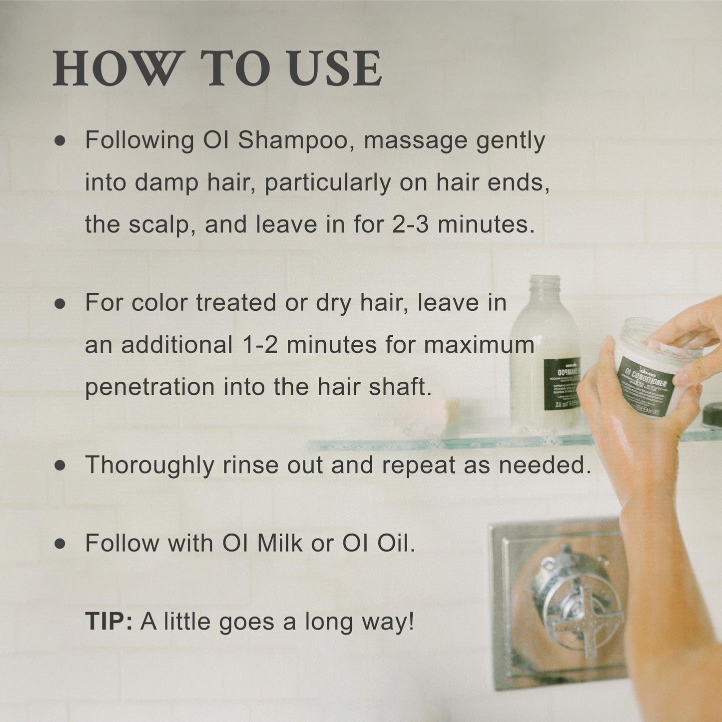 Davines OI Conditioner, Rich Creamy Hydrating Conditioner, 8.45 OZ
