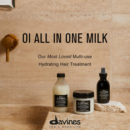 Davines OI All In One Milk, Hair Leave-in Milky Conditioner, 4.56 Fl Oz