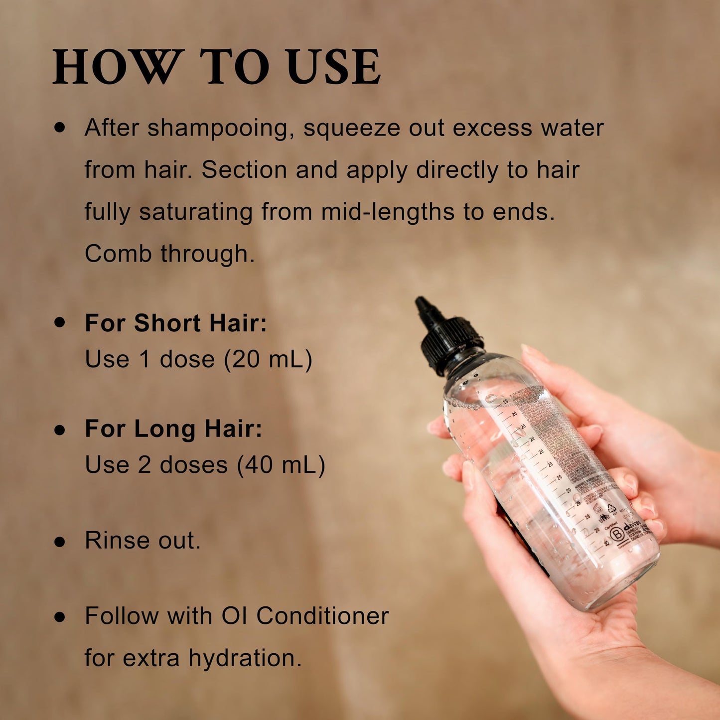 Davines OI Liquid Luster, Weightless Treatment for Instant Shine, 10.14 Fl Oz