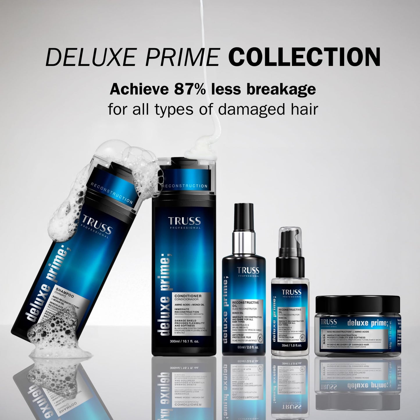 TRUSS Deluxe Prime Reconstructive Hair Oil for Damaged Hair 2 Fl OZ