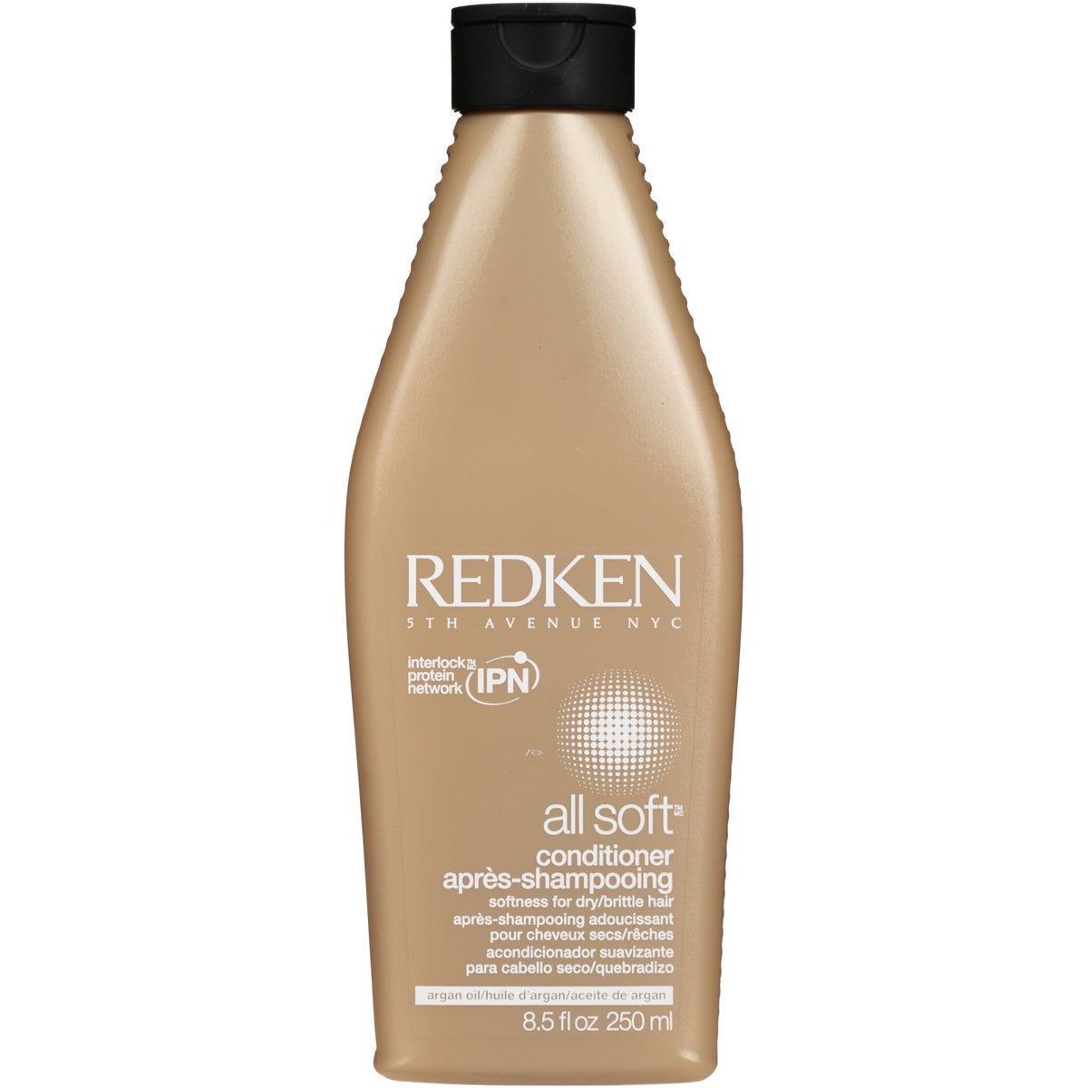 Redken All Soft Conditioner 8.5 oz / 250 ml - Softness for Dry, Brittle Hair with Argan Oil