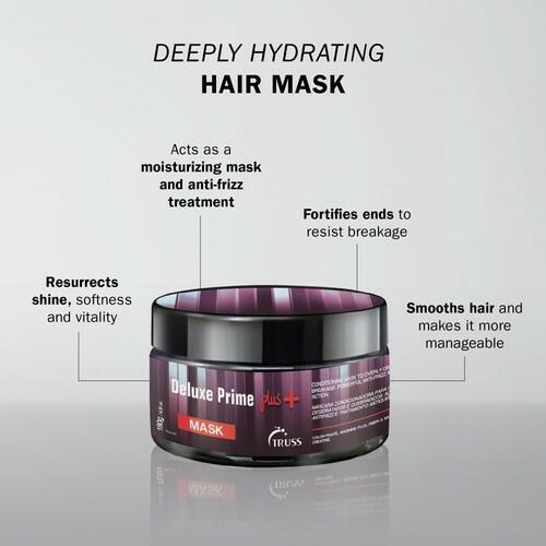 TRUSS Deluxe Prime Plus Mask Deep Conditioning Mask for Damaged Hair, 6.35 OZ