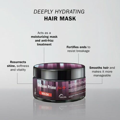 TRUSS Deluxe Prime Plus Mask Deep Conditioning Mask for Damaged Hair, 6.35 OZ