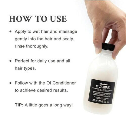 Davines OI Shampoo 9.46 oz & Conditioner 8.8 oz