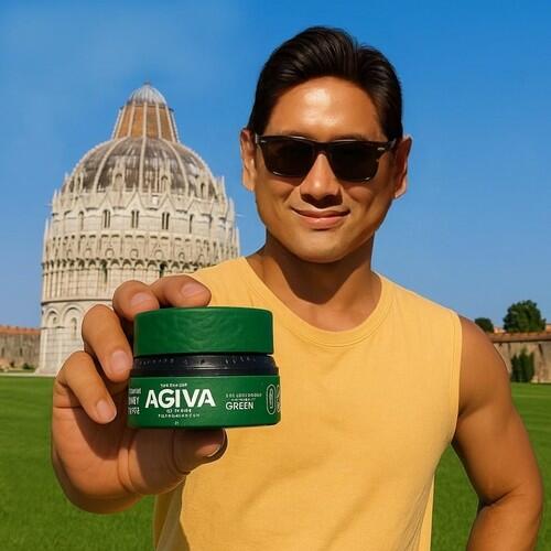 Agiva Hair Styling Clay Wax 03 Strong Hold Matte Look Plus Keratin Formula 6oz