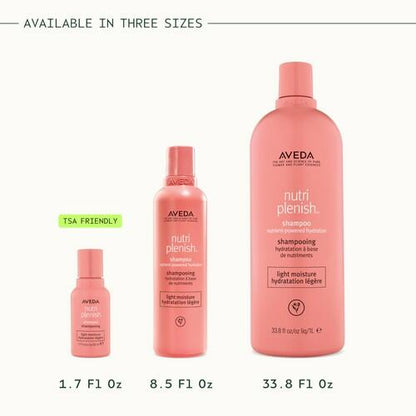 Aveda Nutriplenish Light Moisture Shampoo and Conditioner 33.8 oz Liter Duo
