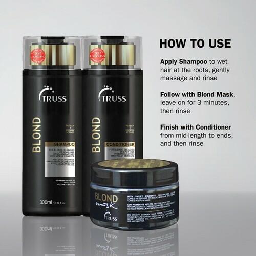 TRUSS Blond Hair Mask Deep Conditioning Hair Treatment 6.35 OZ