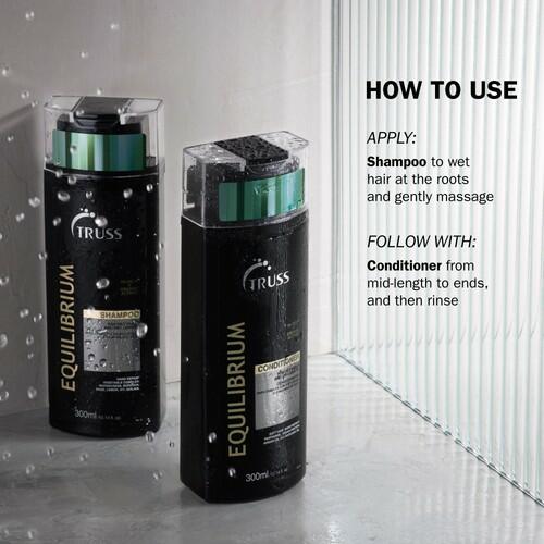 TRUSS Equilibrium Shampoo for Oily Hair, Itchy Scalp Treatment 10.14 OZ