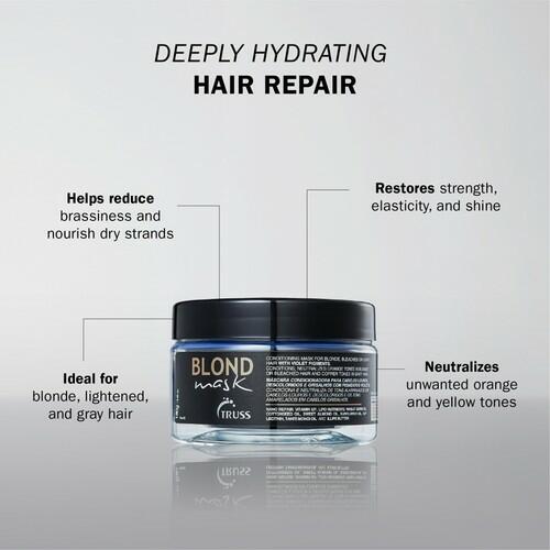 TRUSS Blond Hair Mask Deep Conditioning Hair Treatment 6.35 OZ