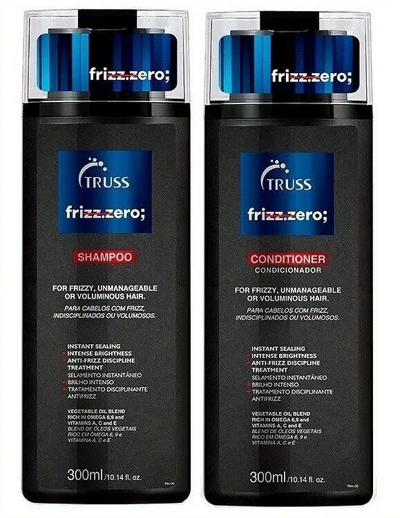 BRAND NEW TRUSS FRIZZ ZERO  Shampoo and Conditioner Set Bundle