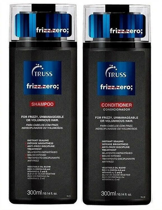 BRAND NEW TRUSS FRIZZ ZERO  Shampoo and Conditioner Set Bundle