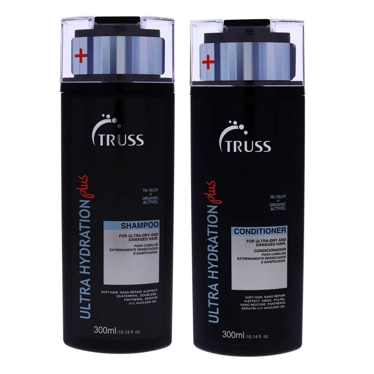 TRUSS Ultra Hydration Plus Shampoo and Conditioner Set Bundle 300ml 10.14oz