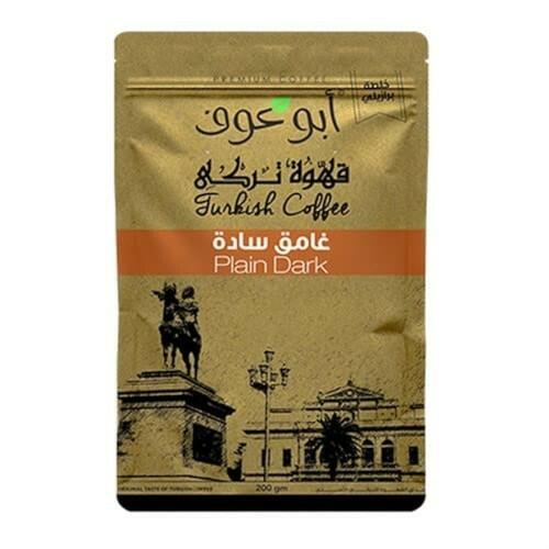 Abu Auf Turkish Coffee Dark Roast Plain Pack 200 gm