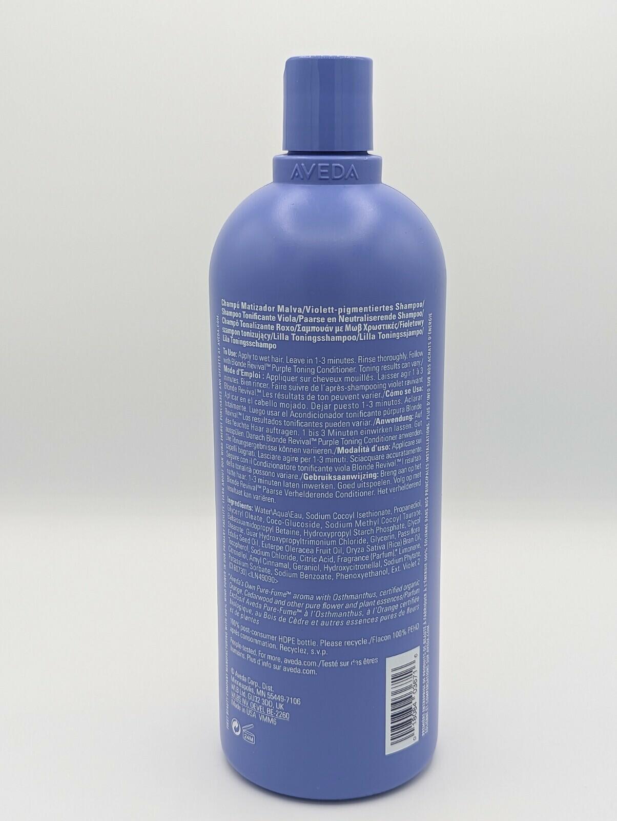 Aveda Blonde Revival Purple Toning Shampoo, 33.8 oz